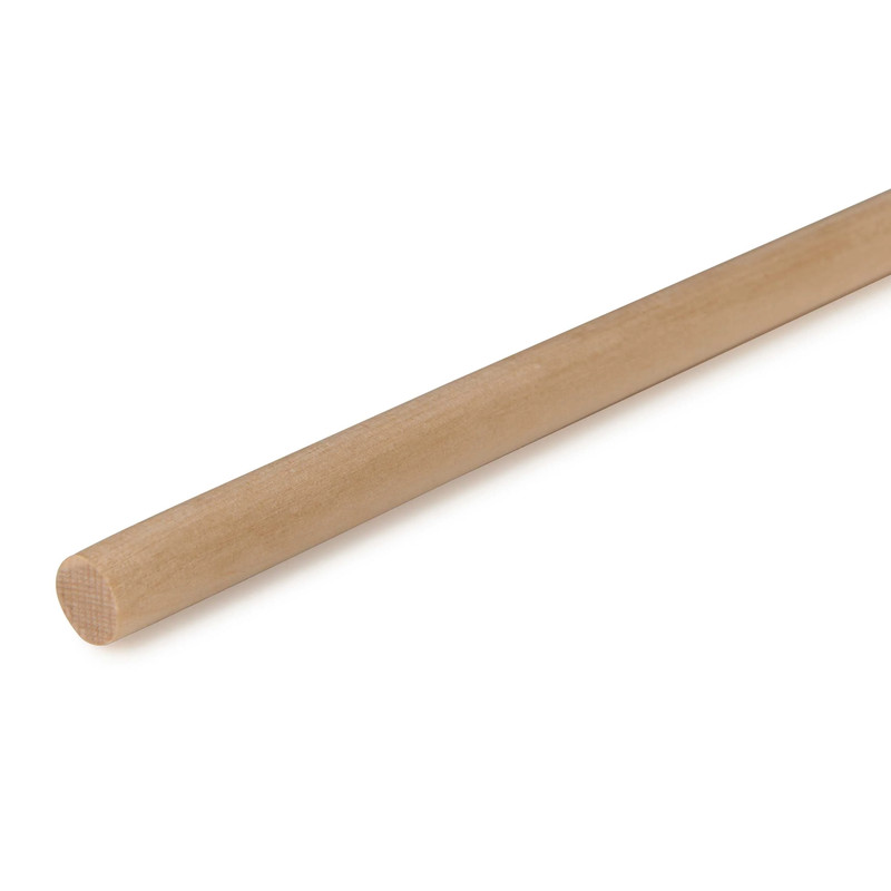 36" Round Wood Dowel - Species:Birch - Diameter:7/16"